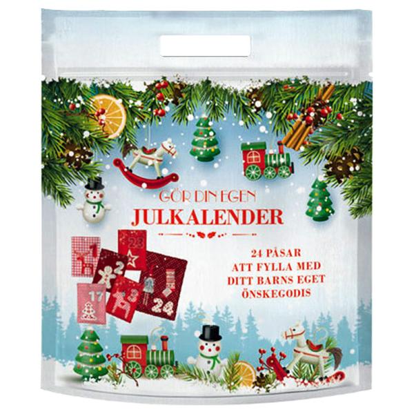 Lav Din Egen Slik Julekalender Sæt