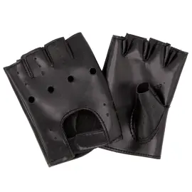 Fingerl&oslash;se Cykelhandsker Sort