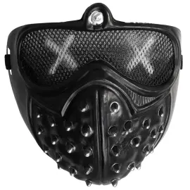Maske med Nitter Sort