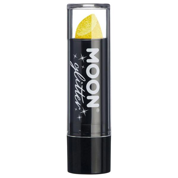 Moon Glitter Iridescent Glitter Læbestift Gul