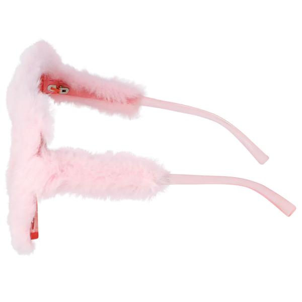 Partybriller Fluffy Lyserød