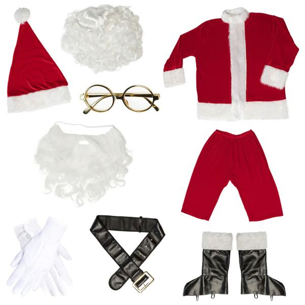 Komplet Julemandskostume