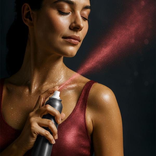 Hår- og Kropsfarve Spray Rød