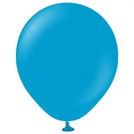 Latexballoner Karibisk Bl&aring; 45 cm