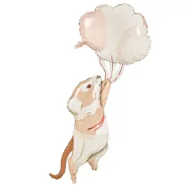 Folieballon Sv&aelig;vende Mus 44 x 104 cm