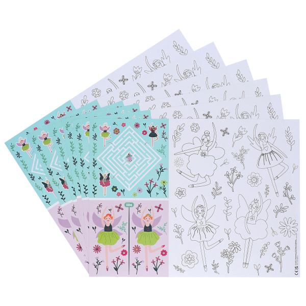 Aktivitetsbordmåtter Fabulous Fairy 6-pak