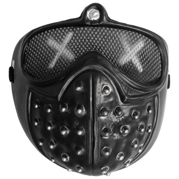 Maske med Nitter Sort