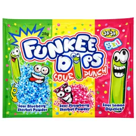 3 i 1 Slikpind med Pulver Sur 28 g