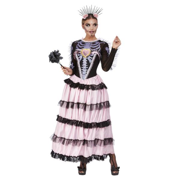 Day of the Dead Kostume Deluxe Senorita