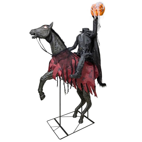 Animeret Hovedløs Rytter 210 cm