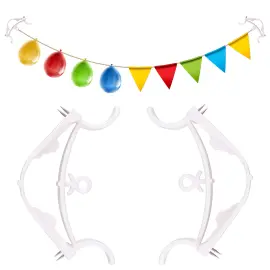 Hj&oslash;rneklemmer til Ballonguirlander 2-pak