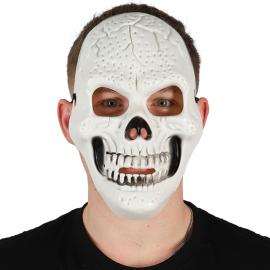 Skeletmaske Hvid