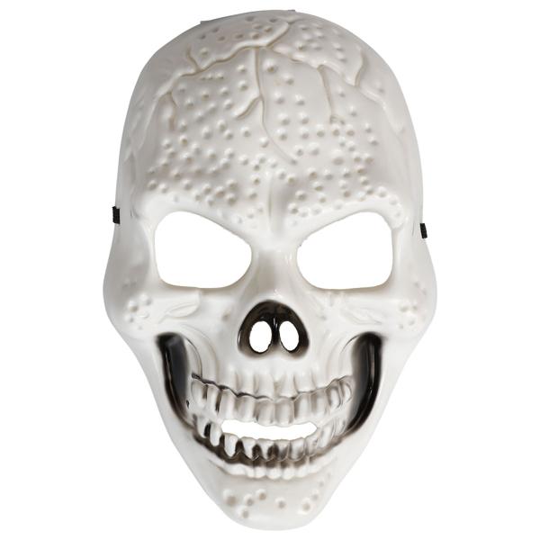 Skeletmaske Hvid