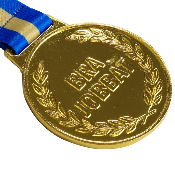 Guldmedalje med Bånd Bra Jobbat 6,3 cm