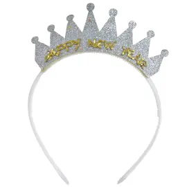 Happy New Year Hårbøjle med Tiara