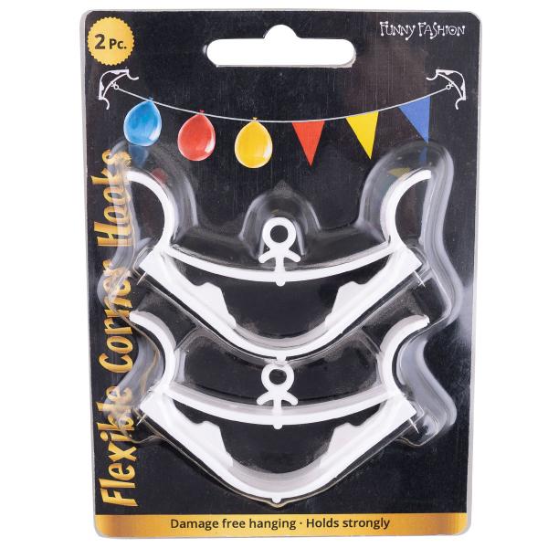 Hjørneklemmer til Ballonguirlander 2-pak