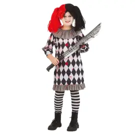 Creepy Clown Klovnekjole Børnekostume