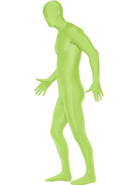 Morphsuit Grøn Kostume med Taske