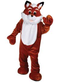 Ræv Deluxe Maskot Kostume