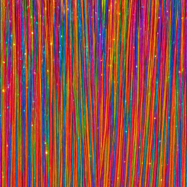 Hårstriber Glitter Flerfarvet
