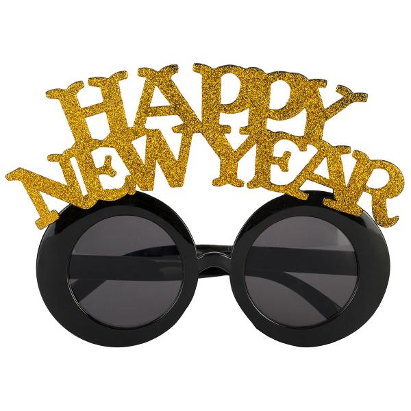 Happy New Year Briller Guld