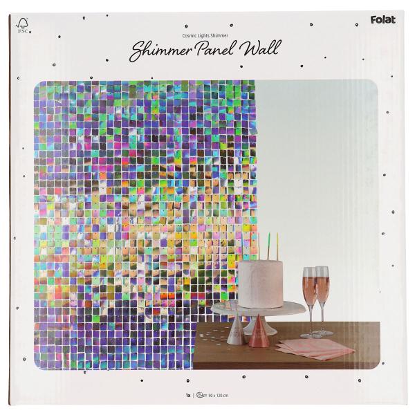 Backdrop Pailletpanel Cosmic Lights 30x30 cm 12-pak