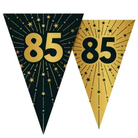 Vimpelguirlande med Stjerner og Tallet 85