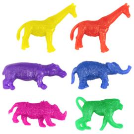 Stretchy Jungledyr Leget&oslash;j 6 cm