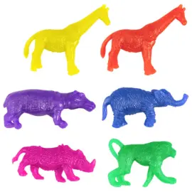 Stretchy Jungledyr Leget&oslash;j 6 cm