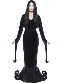 Morticia Addams Kjole Kostume