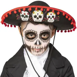 Day of the Dead Sombrero B&oslash;rn