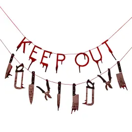 Halloween Guirlande Keep Out
