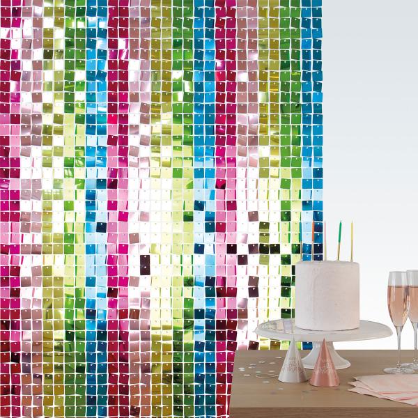 Backdrop Pailletpanel Northern Lights 30x30 cm 12-pak