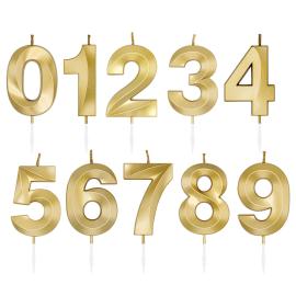 Tallys Metallic Guld 6 cm