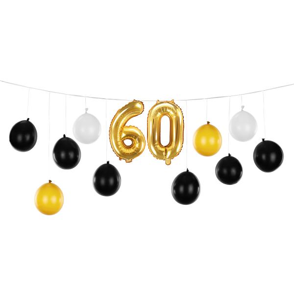 DIY Ballonguirlande 60 år 13-pak