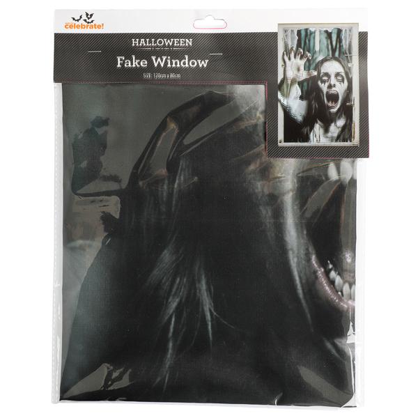 Vinduesdekoration Halloween Skrækkvinde