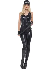 Lækker SWAT Jumpsuit Politikvinde Kostume