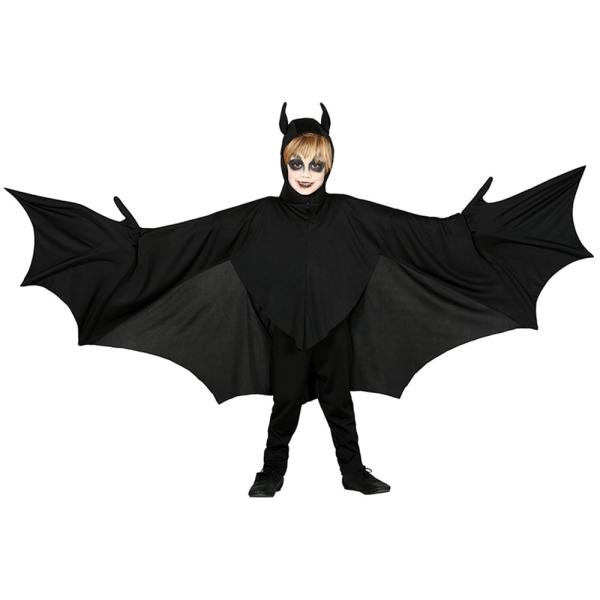 Flagermus Kostume Børn Sort/Lilla 7-9 år