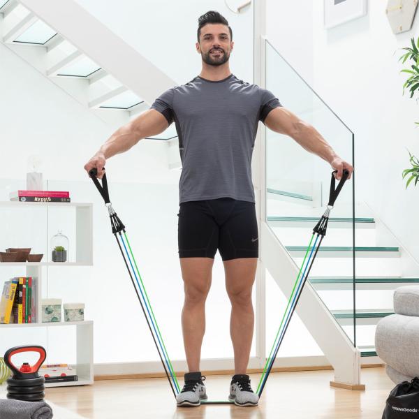 Træningsbånd med Håndtag Sæt