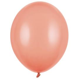 Stærke Balloner Fersken Pastel 23 cm 100-pak