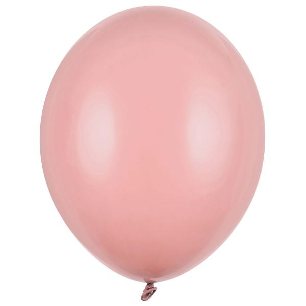 Stærke Balloner Mørke Støvrosa Pastel 23 cm 100-pak