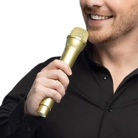 Leget&oslash;jsmikrofon Guld