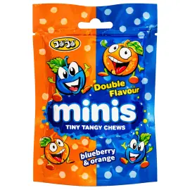 Surt Sejt Slik Appelsin/Bl&aring;b&aelig;r 60 g