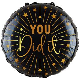 You Did It Folieballon med Stjerner