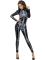 Sort Skelet Catsuit Kostume X-Small