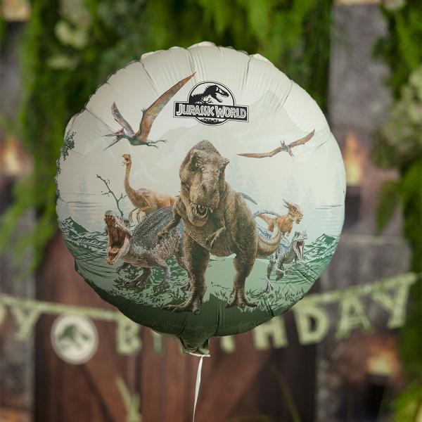 Jurassic World Rund Folieballon 35 cm