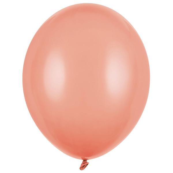 Stærke Balloner Fersken Pastel 27 cm