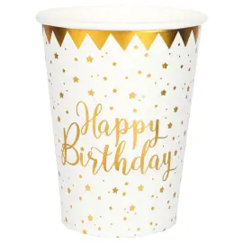 Papkrus Happy Birthday Stjerner