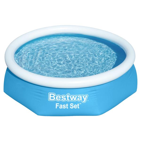 Bestway Oppustelig Pool med Filter Fast Sæt