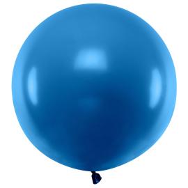 Stor Rund Latexballon Marineblå Pastel